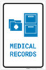 Medical Records with Icon Portrait v2 - Label Medical Records with Icon Portrait v2 - Label