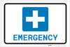 Emergency with Icon Landscape - Label