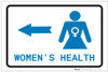Women's Health Left Arrow with Icon Landscape v2 - Label