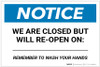 Notice: We Are Closed But Will Reopen On Landscape - Label Notice: We Are Closed But Will Reopen On Landscape - Label