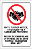 Handshake-Free Zone - Label