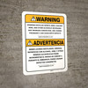 Prop 65 Alcohol Bilingual (Spanish) - Wall Sign Prop 65 Alcohol Bilingual (Spanish) - Wall Sign