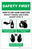 Safety First: How To Use Hand Sanitizer Portrait - Label Safety First: How To Use Hand Sanitizer Portrait - Label