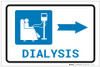 Dialysis Right Arrow with Icon Landscape - Label