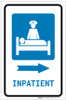 Inpatient Right Arrow with Icon Portrait - Label