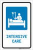 Intensive Care with Icon Portrait - Label
