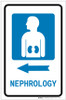 Nephrology Left Arrow with Icon Portrait - Label