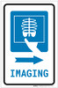 X-Ray Imaging Right Arrow with Icon Portrait - Label