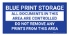 Blue Print Storage (Wall)