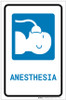 Anesthesia with Icon Portrait - Label
