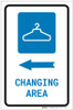 Changing Area Left Arrow with Icon Portrait - Label