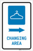 Changing Area Right Arrow with Icon Portrait - Label