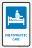 Chiropractic Care with Icon Portrait - Label Chiropractic Care with Icon Portrait - Label