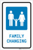 Family Changing with Icon Portrait - Label