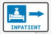 Inpatient Right Arrow with Icon Landscape - Label