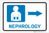 Nephrology Right Arrow with Icon Landscape - Label