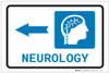 Neurology Left Arrow with Icon Landscape - Label