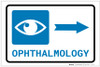 Ophthalmology Right Arrow with Icon Landscape - Label