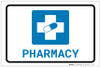Pharmacy with Icon Landscape - Label