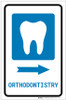 Orthodontistry Right Arrow with Icon Portrait - Label