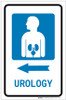 Urology Left Arrow with Icon Portrait - Label