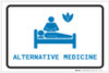 Alternative Medicine with Icon Landscape v2 - Label