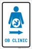 OB Clinic Right Arrow with Icon Portrait v2 - Label OB Clinic Right Arrow with Icon Portrait v2 - Label
