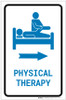 Physical Therapy Right Arrow with Icon Portrait v2 - Label Physical Therapy Right Arrow with Icon Portrait v2 - Label