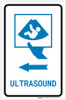 Ultrasound Left Arrow with Icon Portrait v2 - Label Ultrasound Left Arrow with Icon Portrait v2 - Label