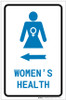 Women's Health Left Arrow with Icon Portrait v2 - Label