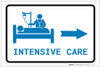 Intensive Care Right Arrow with Icon Landscape v2 - Label Intensive Care Right Arrow with Icon Landscape v2 - Label