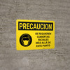 Caution: Face Coverings Required Beyond This Point Spanish with Icon Landscape - Wall Sign Caution: Face Coverings Required Beyond This Point Spanish with Icon Landscape - Wall Sign