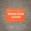 Wash Your Hands Landscape - Wall Sign