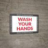 Wash Your Hands Prevent The Spread Of COVID-19 Landscape - Wall Sign