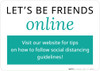 Let's Be Friends Online Landscape - Wall Sign