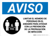 Notice: Limit Number Of Persons On Scaffold Spanish with Icon Landscape - Wall Sign Notice: Limit Number Of Persons On Scaffold Spanish with Icon Landscape - Wall Sign