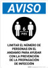 Notice: Limit Number Of Persons On Scaffold Spanish with Icon Portrait - Wall Sign Notice: Limit Number Of Persons On Scaffold Spanish with Icon Portrait - Wall Sign