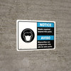 Notice: Masks Required Beyond This Point Bilingual Spanish with Icon Landscape - Wall Sign Notice: Masks Required Beyond This Point Bilingual Spanish with Icon Landscape - Wall Sign