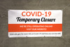 COVID-19 Testing Check In Here - Banner