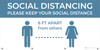 Social Distancing Please Keep Your Social Distance - Banner Social Distancing Please Keep Your Social Distance - Banner