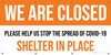 We Are Closed Please Help Stop The Spread - Banner We Are Closed Please Help Stop The Spread - Banner
