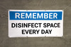 Remember: Disinfect Surface - Banner