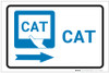 CAT Right Arrow with Icon Landscape - Label CAT Right Arrow with Icon Landscape - Label