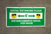 Close Encounters are for the Movies Practice Social Distancing with Emojis - Banner