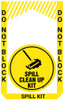 Spill Clean Up Kit - Pre Made Floor Sign Bundle Spill Clean Up Kit - Pre Made Floor Sign Bundle
