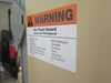 LabelTac 9 Die-Cut Orange Header Roll