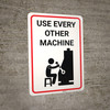 Use Every Other Machine Portrait - Wall Sign