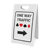 Casino - One Way Traffic with Arrow Right - A-Frame Sign