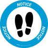 Notice: Shoe Print Up Circular v2 - Floor Sign