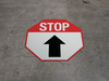 Stop Up Arrow - Floor Sign Stop Up Arrow - Floor Sign